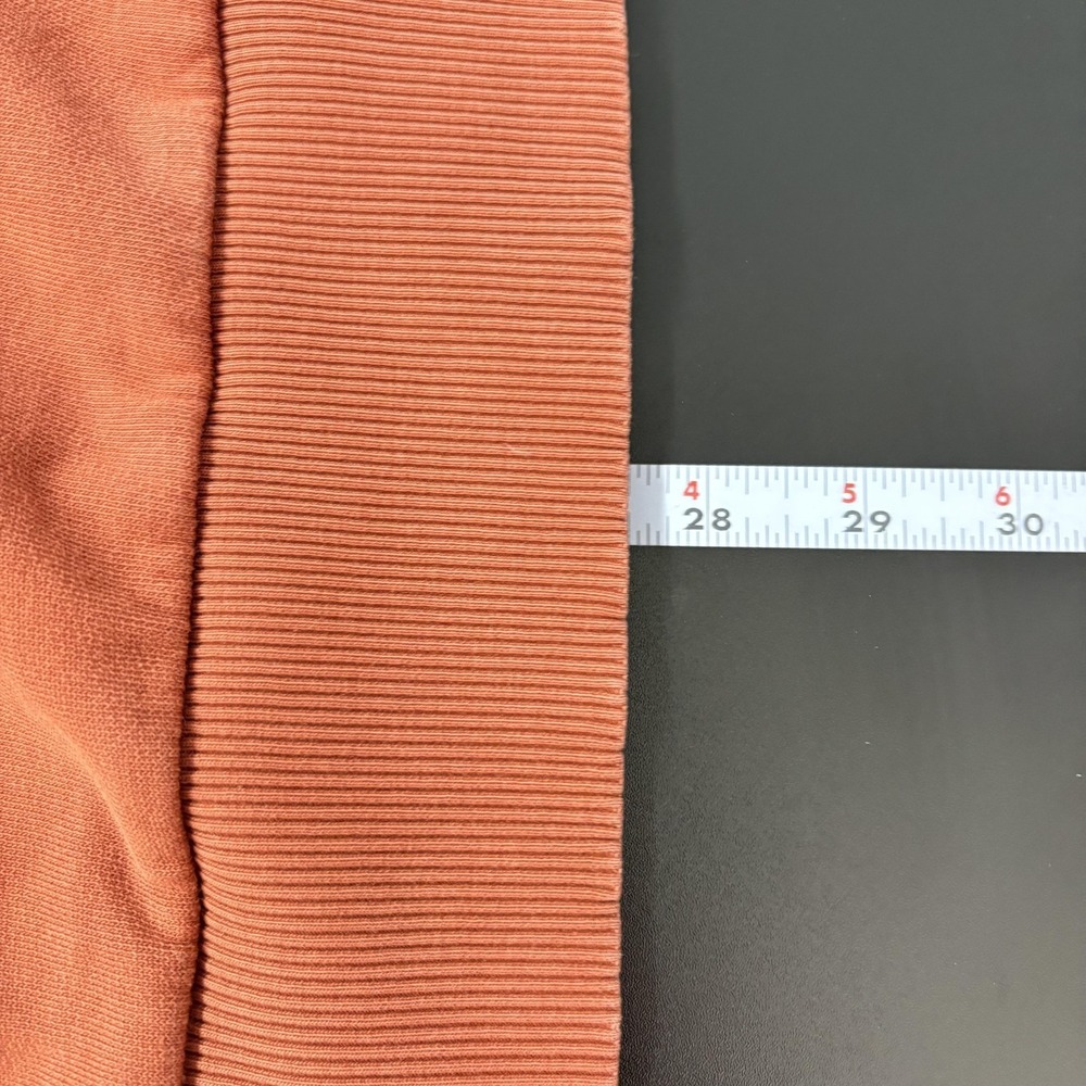Favorite Daughter Nuuly Sweatshirt Womens Large Orange Terry Graphic Crewneck - Picture 11 of 13